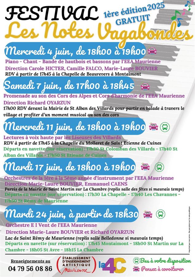 Festival Les Notes Vagabondes_4C - Communauté de Communes du Canton de La Chambre