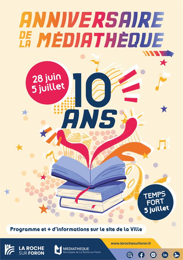 Anniversaire de la Médiathèque - Médiathèque La Roche-sur-Foron