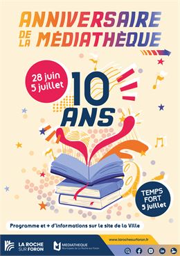 Anniversaire de la Médiathèque - Médiathèque La Roche-sur-Foron