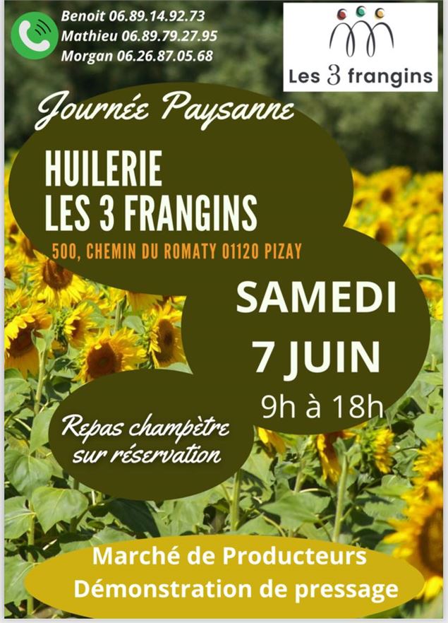 Journée paysanne des 3 frangins à Pizay - 3 frangins