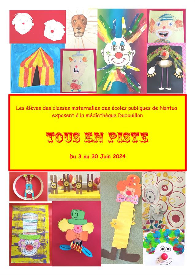 Affiche exposition - Ecole maternelle Nantua