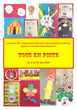 Affiche exposition - Ecole maternelle Nantua