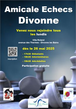 Cours d'échecs gratuits - Amicale Echecs Pays de Gex - Amicale Echecs Pays de Gex