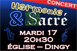 Concert "Harmonie & sacré"_Dingy-Saint-Clair - Chorale Chante Fier