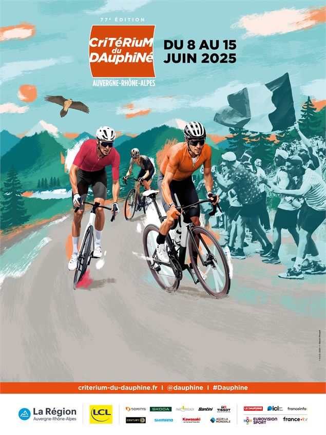 Passage du Critérium du Dauphiné - Etape 6 Valserhône - Combloux_Vulbens - Critérium du Dauphiné
