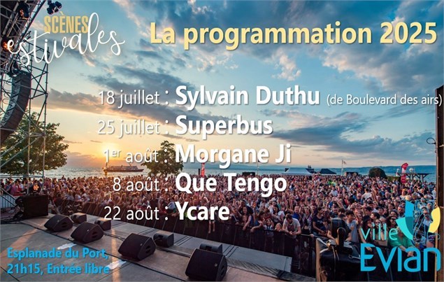 Scènes estivales d'Evian 2025