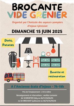 Vide-grenier à Injoux_Injoux-Génissiat - Amicales des sapeurs pompiers d'Injoux-Génissiat