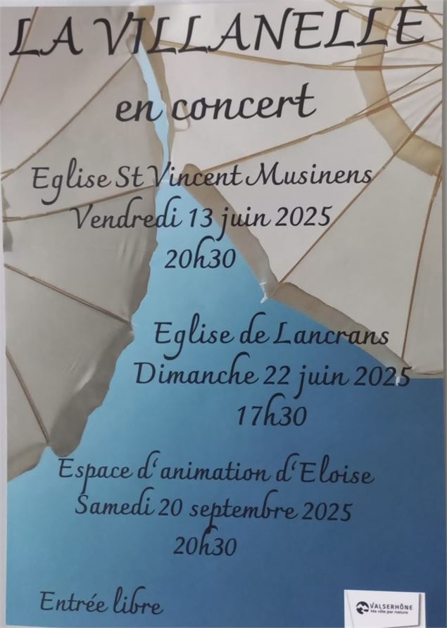Concert de la Villanelle_Valserhône - La Vilanelle