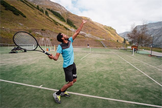 Match de tennis - Yann Allegre - Val d'Isère tourisme