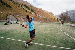 Match de tennis - Yann Allegre - Val d'Isère tourisme