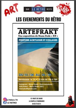 Exposition ARTEFRAKT - Le Rétro - Le Rétro