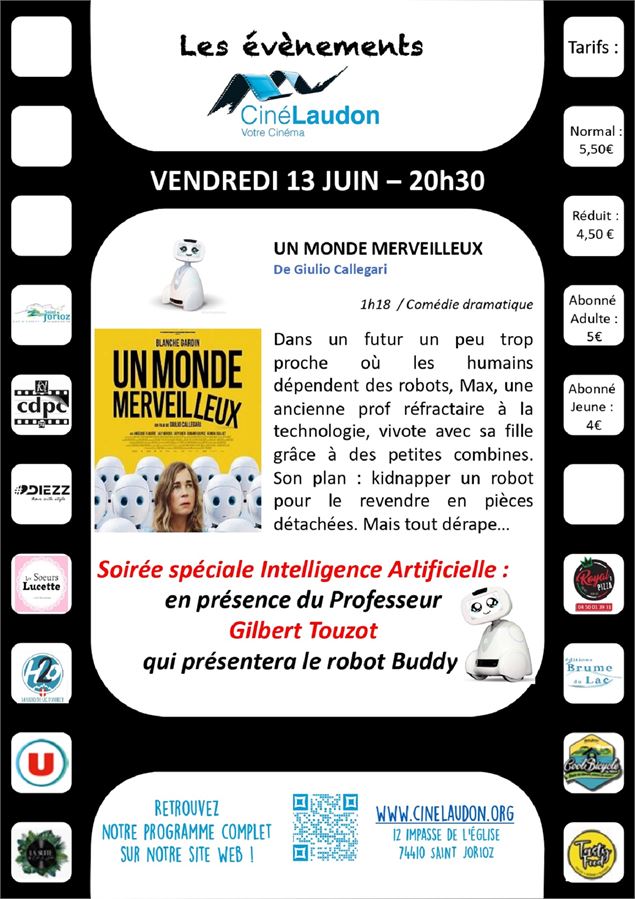 Soirée cinéma spéciale Intelligence Artificielle : 