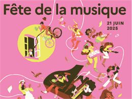 Visuel Fête de la musique Bourg en Bresse - © Ville de Bourg-en-Bresse
