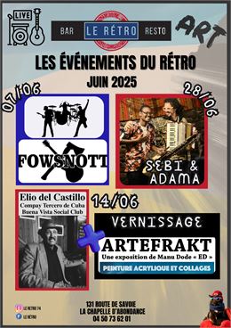 Les événements du Rétro - Juin 2025 - Le Rétro