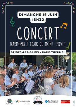 Concert de l'harmonie l'Echo du Mont-Jovet -Dimanche 15 juin 2025 - OTBLB