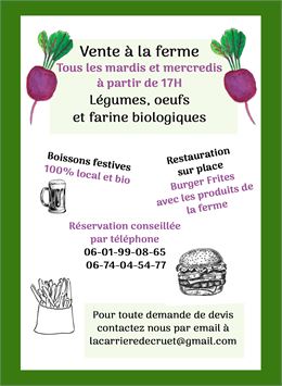 Burgers frites paysan à la ferme_Cruet - Ferme de La Carrière