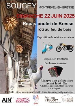 Affiche Fête du Poulet de Bresse_Montrevel-en-Bresse - ©Amis du Sougey