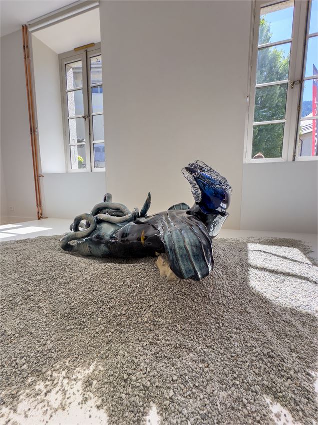 Sculpture de Yan Tomaszewski - Biennale Artocène_Saint-Gervais-les-Bains