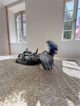 Sculpture de Yan Tomaszewski - Biennale Artocène_Saint-Gervais-les-Bains