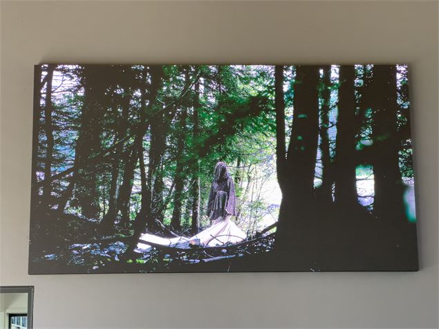 Sculpture de Nefeli Papadimouli - Biennale Artocène_Saint-Gervais-les-Bains