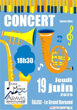 Affiche du concert