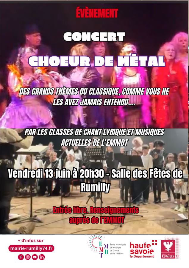 Concert Chœur de métal_Rumilly