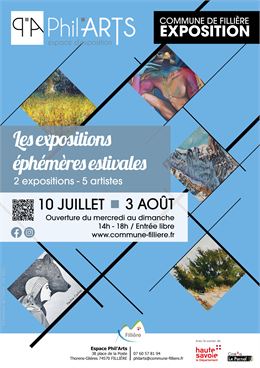Expositions Ephémères Estivales - Nina Soret & Pauline Carlioz_Fillière - Espace d’exposition Phil’A