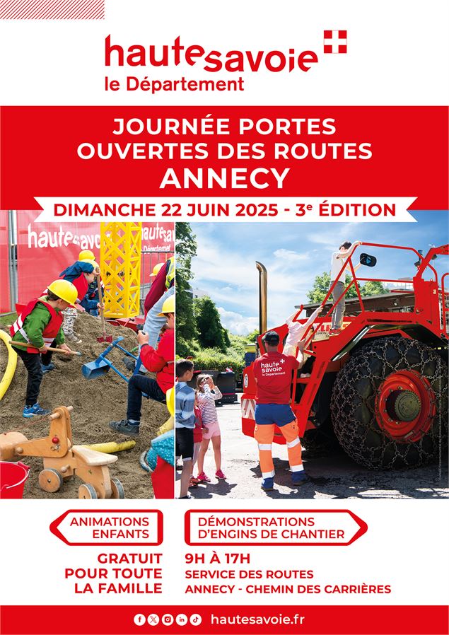 Journées portes ouvertes des routes 2025 -Annecy - ©Dep74