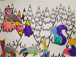 Atelier « Mon carnet des animaux de la forêt »_Valserhône