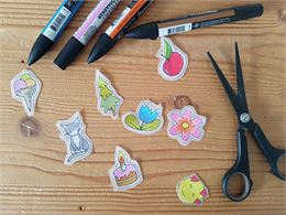 Atelier « Illustre et fabrique tes stickers »_Valserhône