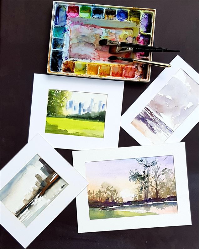 Atelier d'aquarelle - Atelier ArtMaizon