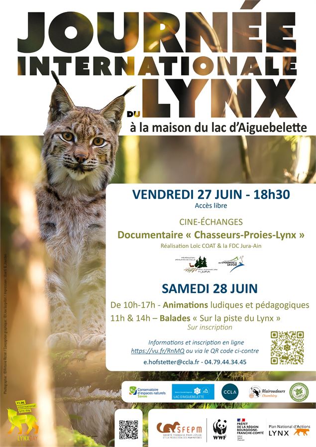 Journée Internationale du Lynx - projection film - CCLA