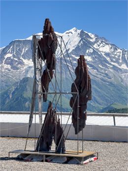 Sculpture de Panos Profitis - Biennale Artocène_Saint-Gervais-les-Bains