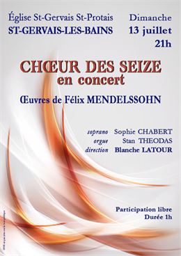 Concert du Chœur des Seize_Saint-Gervais-les-Bains