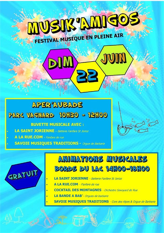 Festival de musique en plein air : Musik'Amigos_Saint-Jorioz - Batterie-fanfare de Saint-Jorioz