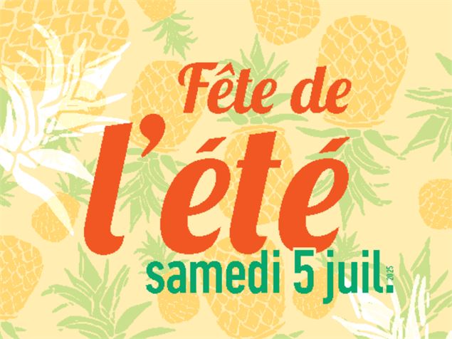 Affiche Fête de l'été_Bourg-en-Bresse - ©Ville de Bourg-en-Bresse