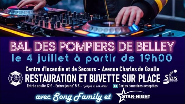 Bal des pompiers à Belley - Amicale des Sapeurs Pompiers