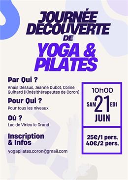 Journée découverte Yoga & Pilates - copyright