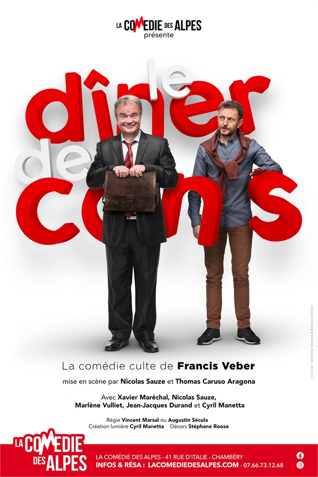 Comédie : Le dîner de cons_Chambéry - La Comédie des Alpes