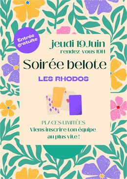Soirée belote à la brasserie Les Rhodos_Les Contamines-Montjoie