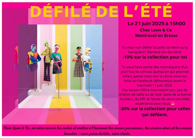 Défilé de l'été - Loon & Co - Loon&Co