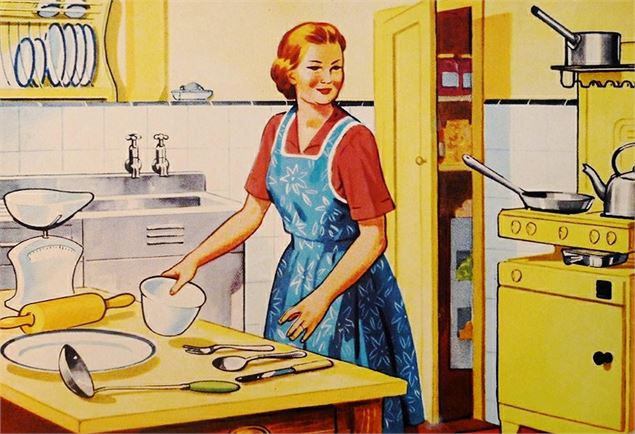 Femme au foyer 1950 - Oberholster Venita de Pixabay