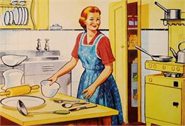 Femme au foyer 1950 - Oberholster Venita de Pixabay