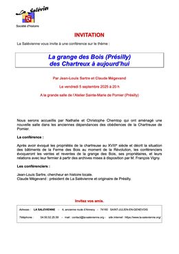 Affiche - La Salévienne