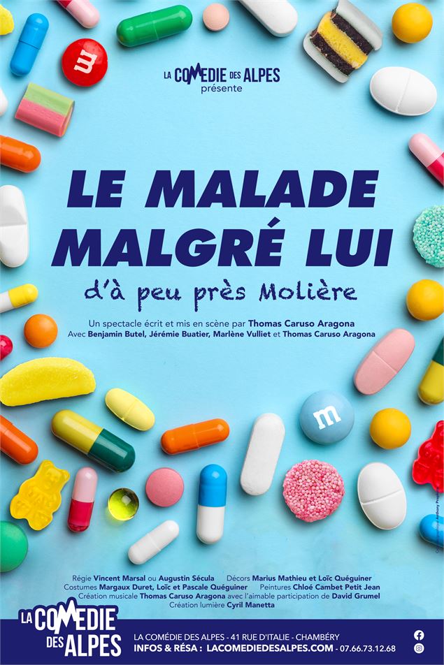 Théâtre : Le malade malgré lui_Chambéry - La Comédie des Alpes