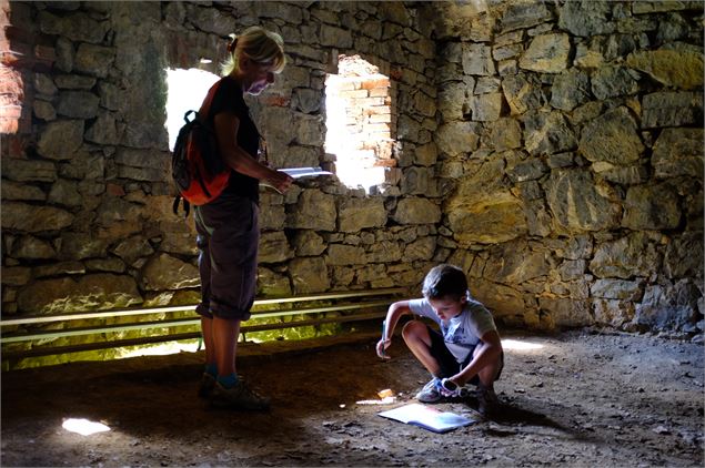 Visite-jeu au fort de Tamié - JD. Laurence - Fondation Facim