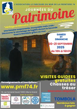 Parcours du mur de la Frontière - Journées Européennes du Patrimoine 2025 - PMF74