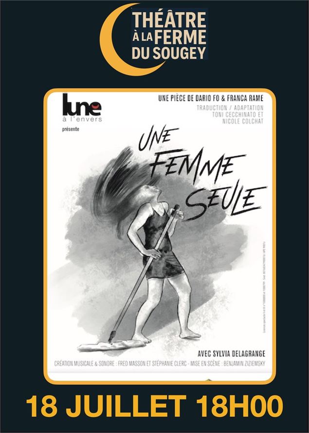 Affiche Une femme seule - ©La Lune à l'envers