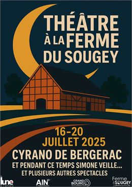Affiche Théâtre à la Ferme du Sougey_Montrevel-en-Bresse - ©La Lune à l'Envers