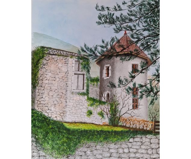 Exposition de dessins, céramiques, et peinture_Valserhône